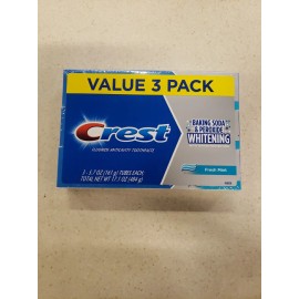 Crest Plus Baking Soda & Peroxide Teeth Whitening Toothpaste,Min