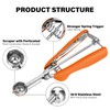 TJ POP Extra Small Cookie Scoop, 1 Tsp Cookie Scoop,