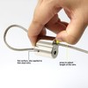 10 Pack Wire Rope Cable Clamp, 1/16" Stainless Steel Wire