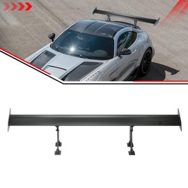 BINB ROAD 53" Rear Trunk Spoiler Wing, Universal Car Rear GT Wing Spoiler,Racing Style,Black
