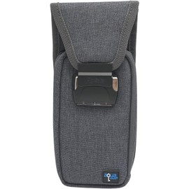 AquaVault Portable Travel Safe – Classic Anti-Theft, Nylon Cut-Resistant Lockbox for Beach, Pool, Hotel, and Outdoors (Grey, Mini)