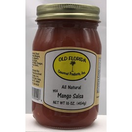 Old Florida Gourmet Products Inc, Salsa Mild Mango, 17 Ounce PACK OF 3 in a Gift Box, 17 oz, Pack of 3