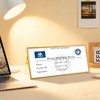 Himitimi Business License Frame Gold Brass Certificate Display Frame Double