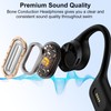 KOPIDOE Bone Conduction Swimming Headphones, IPX8 Waterproof MP3 Player with