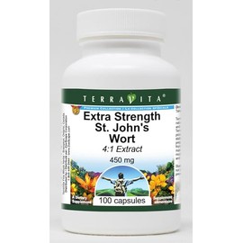 Extra Strength St. John's Wort 4:1 Extract - 450 mg (100 Capsules, ZIN: 512944) - 3 Pack