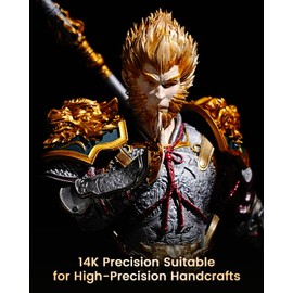 SUNLU 14K ABS-Like 3D Printer Resin 3000G, Superior Precision, for Detail Printing Miniatures, Smooth Matte Surface, Suit for Most LCD Printer, 405nm UV Curing Photopolymer 3D Resin, 3KG, Grey