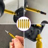 9 Piece Screw Extractor Set with Titanium Coating, Made of