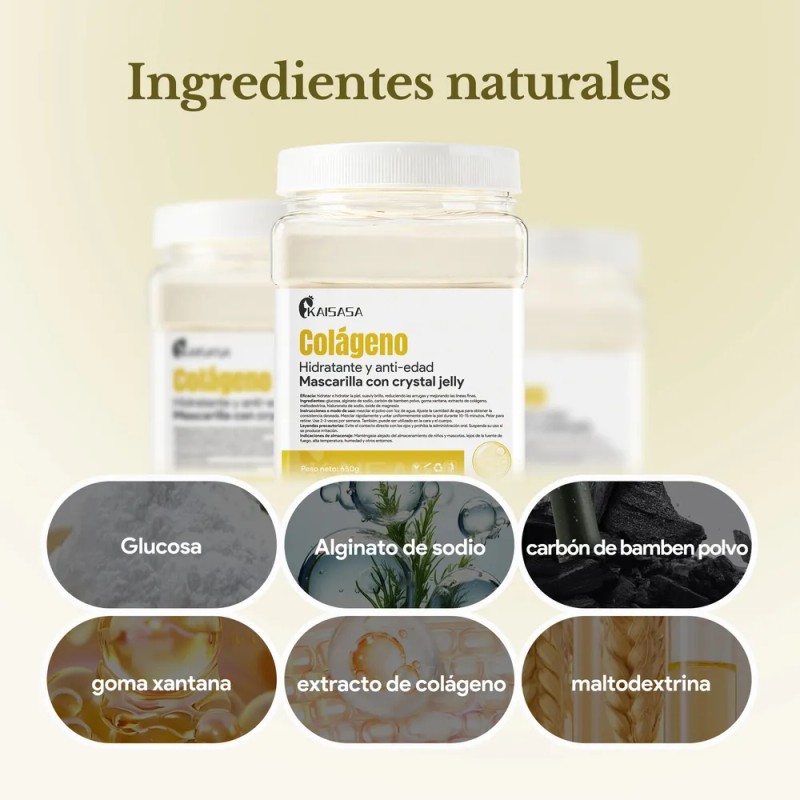 Mascarilla Jelly Kaisasa Revitalizante 650g Piel Todo Sensible