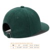GADIEMKENSD Winter Unstructured Baseball Caps Wool Hat, Unstructured, Blackish Green