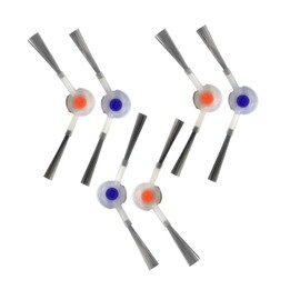 PELLYDA - Paquete de 6 cepillos laterales compatibles con piezas de repuesto para aspiradora Narwal Freo X Ultra / J3/J4 Lite, cerdas de nailon suaves, cepillos laterales de limpieza de esquinas
