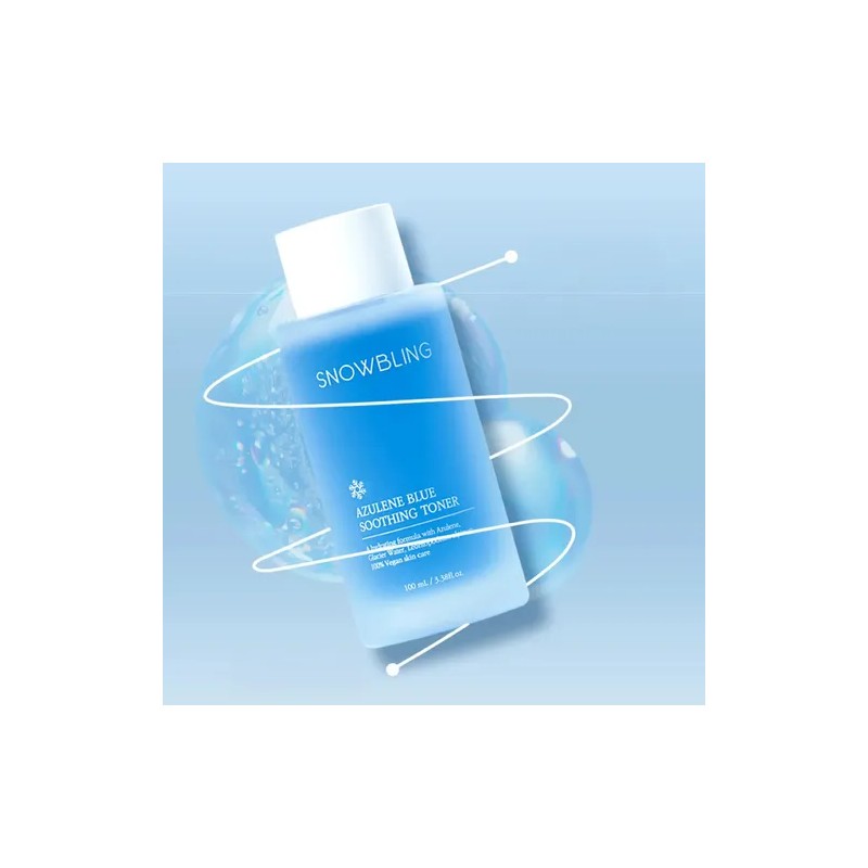 Snowbling Azulene Blue Soothing Toner Todo Tipo De Piel Día/noche
