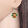 Cute Christmas Cat Earrings Dangle For Women Girls Charm Decoration