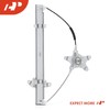 A-Premium Manual Window Regulator Compatible with Nissan Sentra 1991-1994, Sedan,