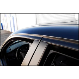 LZLRUN Free Tool Kit Matte Vinyl Tape for Black Out Chrome Delete Window Trim Door Trim (4Inches x 30Feet)