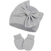 Durio Newborn Baby Hat and Mittens Set Newborn Hats Soft
