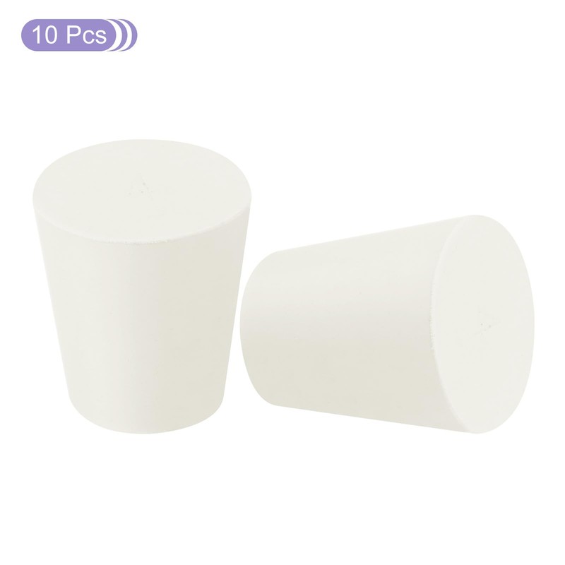 sourcing map Rubber Tapered Plug 19mm to 26mm Solid Test