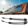 Solar Connector Y Branch 1 to 4 Waterproof Parallel Adapter