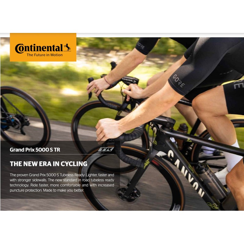 Continental Road Tire Grand Prix 5000S TR 700x32C Black FB