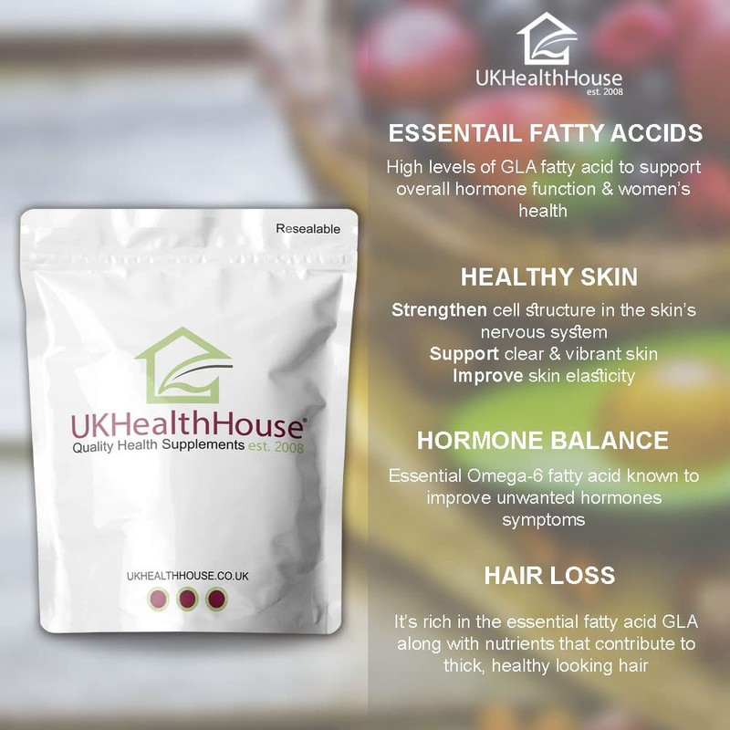 Evening Primrose Oil 1000mg - High Strength (120 Capsules)