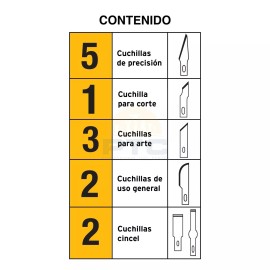 Pretul EXA-13P Exacto set with 13 pieces in case