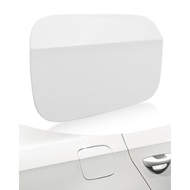 Fuel Gas Tank Cap Cover Fit for VW Volkswagen Passat 2012 2013 2014 2015 2016 2017 2018, Fuel Filler Door Lid Replace 561809857, White