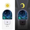 Luces nocturnas de pared con luces LED de fantasía bioluminiscente
