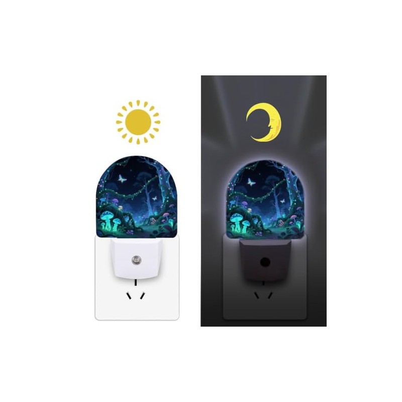 Luces nocturnas de pared con luces LED de fantasía bioluminiscente