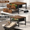 Plaviya 2-Drawer Tea Bag Organizer Box for Countertop
