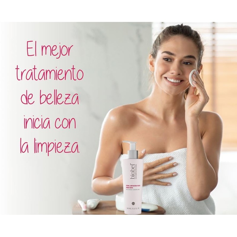 Biobel Crema Limpiadora Facial Humectante 240ml