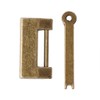 caralin Chinese Old Style Lock Vintage Brass Padlock Wedding Jewelry