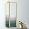Rxvotocr Towel Rack for Bathroom Wall Mounted, Bathroom Towel Storage,