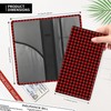 ADUQLZUX Leather Car Registration and Insurance Card Holder, Cute Car