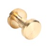 50Pcs Decorative Rivets 50Pcs Slot Flat Head Screws Brass Screw