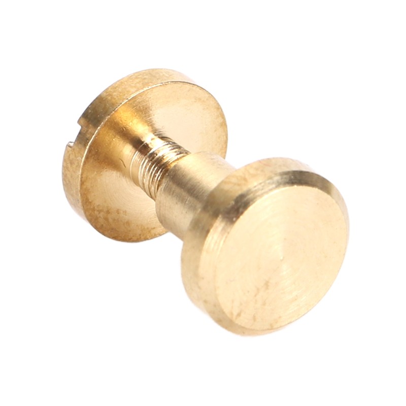 50Pcs Decorative Rivets 50Pcs Slot Flat Head Screws Brass Screw