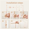 Baby Crib Mobile Arm - 30 Inch Wooden Mobile Hanger