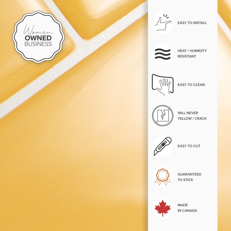 SMART TILES Peel and Stick Backsplash - 5 Sheets of