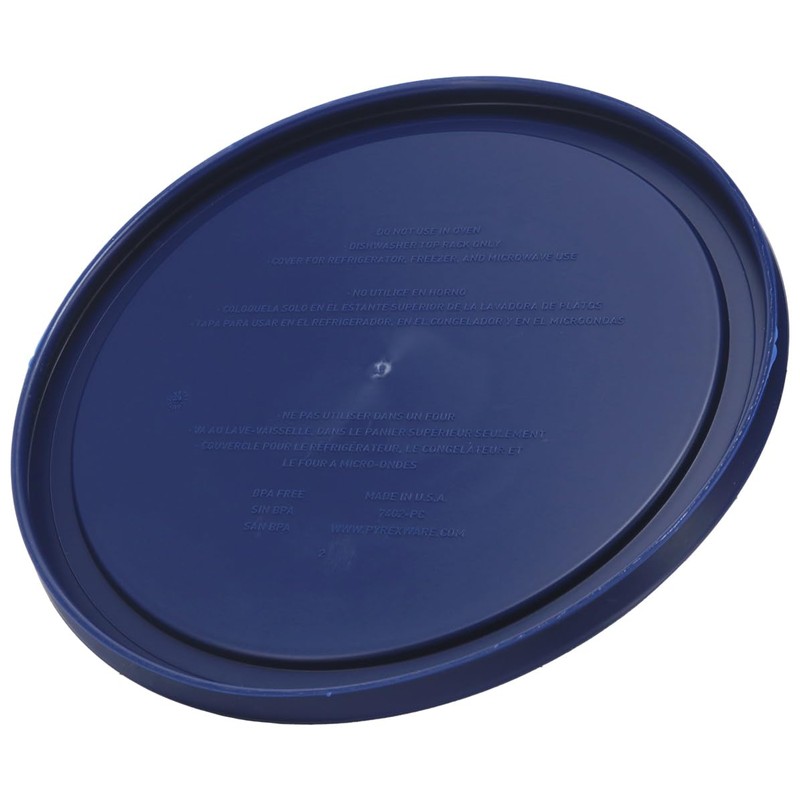 Pyrex 7402-PC (6/7-Cup) Blue Food Storage Repacement Lid - Made