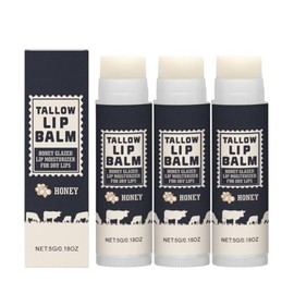 IZBEAUVO - TALLOW LIP BALM HONEY GLAZED LIP MOISTURIZER FOR DRY LIPS