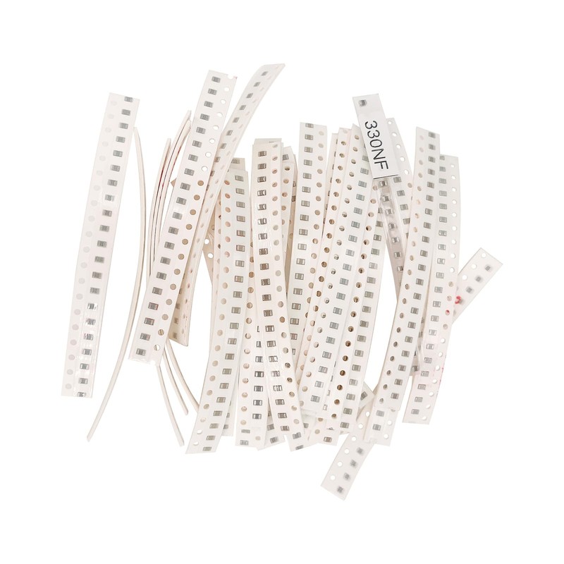 PENGLIN 620pcs 0805 SMD Capacitors Kit Chip Ceramic Capacitors 1pF-1uF