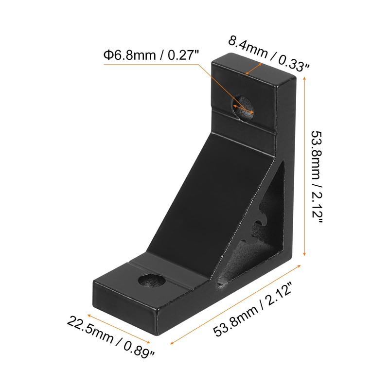 QUARKZMAN Set of 2 90 Degree Angle Aluminium Profile Corner