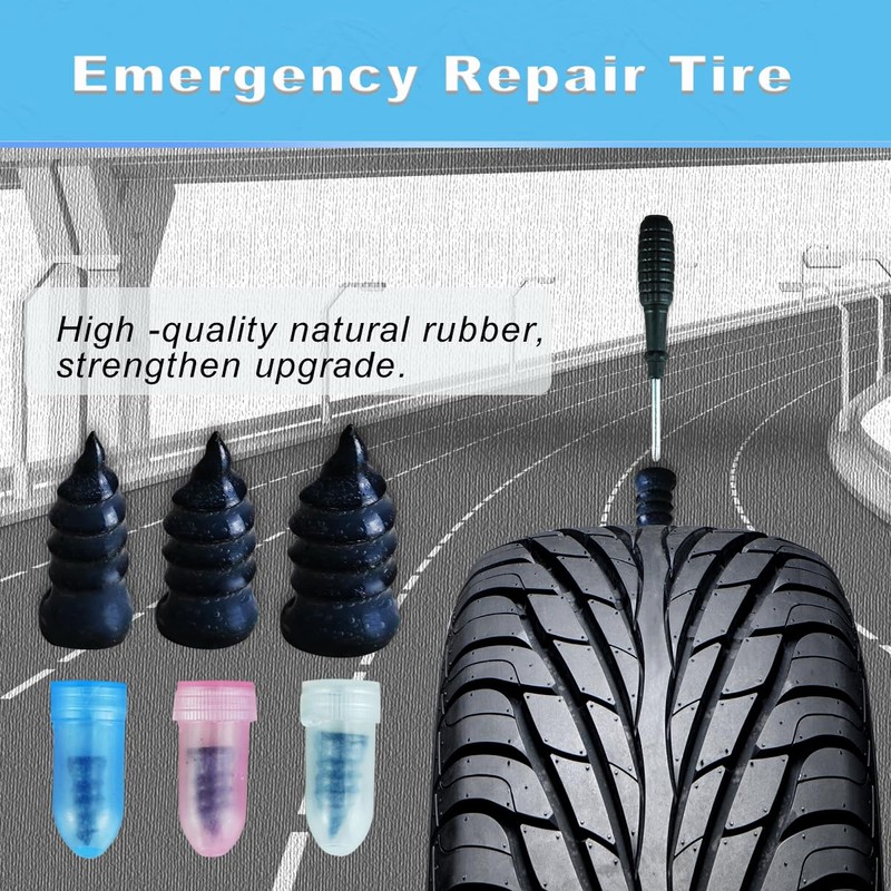 BMIROAMDFE 100 Count Tire Repair Screws with Screwdriver 3 Size