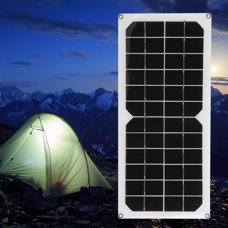 10W 12V Waterproof Monocrystalline Solar Panel Flexible Solar Panel for