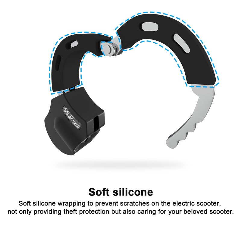 Mezelon E Scooter Lock with Key, 100 cm / 13.5