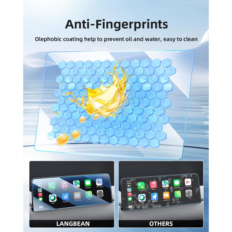 LANGBEAN Screen Protector for 2025 2024 2023 2022 2021 Mazda
