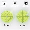 Golf Green Reader Pro Putt Golf Ball Marker Round Bubble