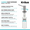 KRAUS Kitchen Soap and Lotion Dispenser in Spot Free Stainless