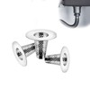 PARFCO Drain Strainer, 3 Pieces Strainer Shower Drain Hair, Stainless