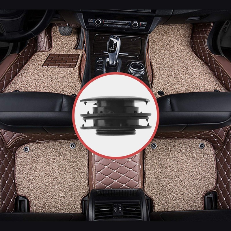 Create idea 4Pcs Dual Layer Car Mat Retainer Carpet Anti-Slip