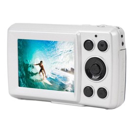 Portable Digital Camera, HD 1080P 16MP Compact Camera with 2.4 LCD Screen, Vlogging Camera for Kids Beginners Teenagers