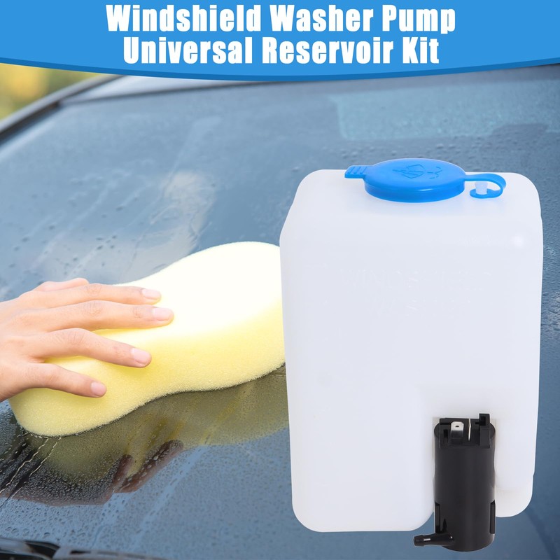 Swess Car Windshield Washer Pump Universal Reservoir Kit 99300 Fluid